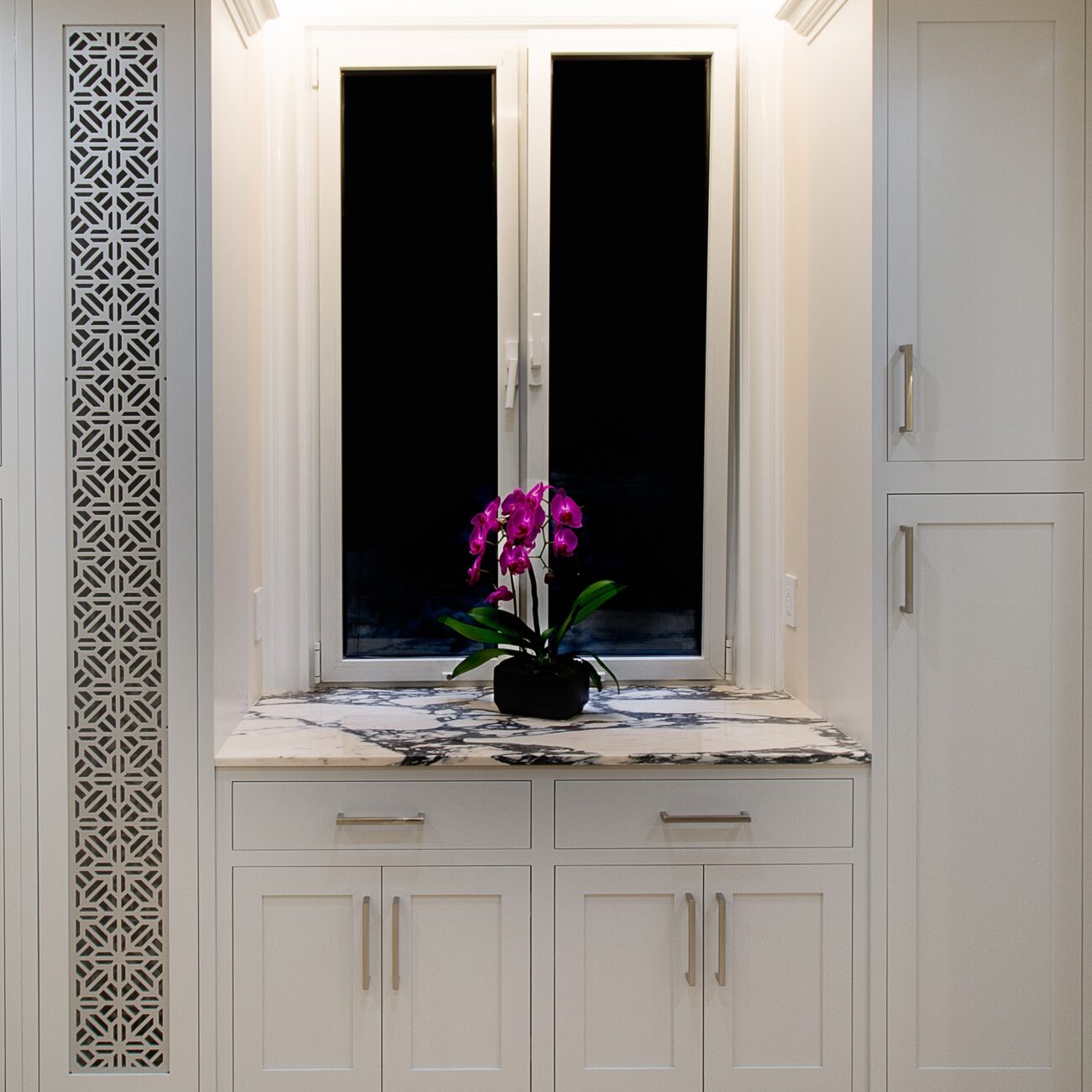 Custom millwork NYC with built-in cabinetry and interior woodwork by Gurri Remodel