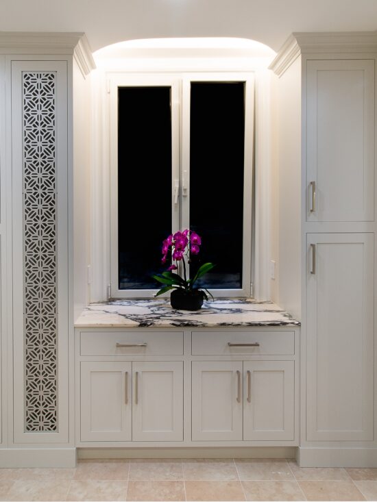 Custom millwork NYC with built-in cabinetry and interior woodwork by Gurri Remodel