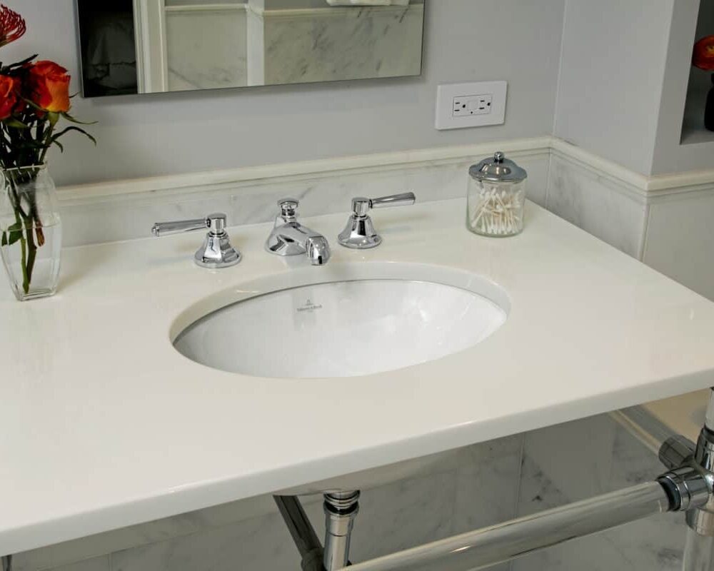 Stone fabrication process NYC with precision cutting and finishing by Gurri Remodel