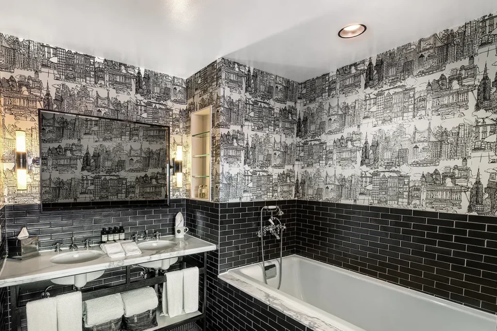Bathroom renovation SoHo NYC loft apartment with modern finishes by Gurri Remodel contractor