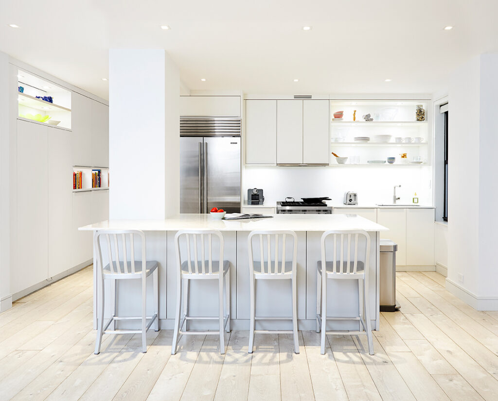 Kitchen remodeling Upper West Side NYC with custom cabinetry and modern finishes by Gurri Remodel